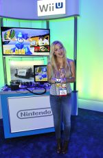 OLIVIA HOLT at Nintendo Wii U Station at E3 in Los Angeles