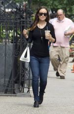 OLIVIA WILDE Heading to HBO Studio in New York