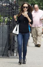 OLIVIA WILDE Heading to HBO Studio in New York