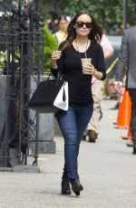 OLIVIA WILDE Heading to HBO Studio in New York