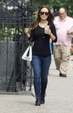 OLIVIA WILDE Heading to HBO Studio in New York