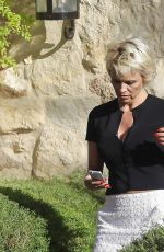 PAMELA ANDERSON Visits a Friend in Los Angeles