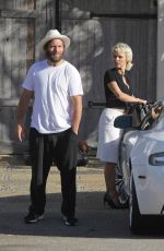 PAMELA ANDERSON Visits a Friend in Los Angeles