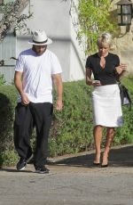 PAMELA ANDERSON Visits a Friend in Los Angeles