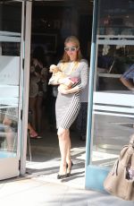 PARIS HILTON Arrives at a Spa in Los Angeles