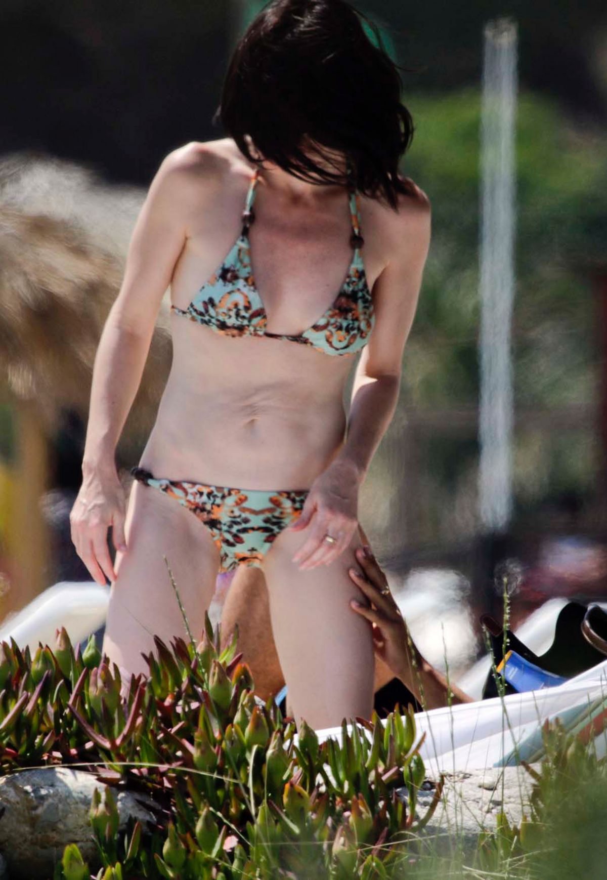PAZ VEGA in Bikini at a Beach in Ibiza.
