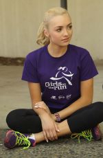 PEYTON LIST at Girls on the Run Program in Pasadena