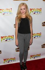 PEYTON LIST at Joseph and the Amazing Tehnicolor Dreamcoat Opening Night in Hollywood