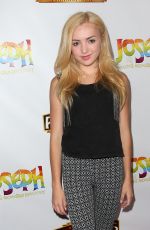 PEYTON LIST at Joseph and the Amazing Tehnicolor Dreamcoat Opening Night in Hollywood