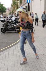 PIXIE LOTT Arrives at BBC Radio 1 in London
