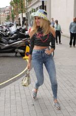 PIXIE LOTT Arrives at BBC Radio 1 in London
