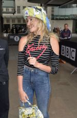 PIXIE LOTT Arrives at BBC Radio 1 in London