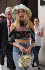 PIXIE LOTT Arrives at BBC Radio 1 in London
