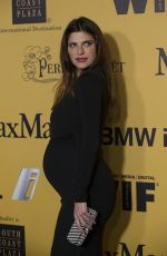 Pregnant LAKE BELL at Women in Film 2014 Crystal and Lucy Awards in Los Angeles