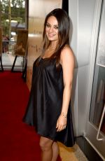 Pregnant MILA KUNIS at Third Person Premiere in Los Angeles