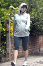 Pregnant SCARLETT JOHANSSON Out and About in London
