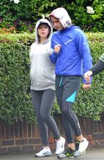 Pregnant SCARLETT JOHANSSON Out and About in London