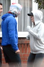 Pregnant SCARLETT JOHANSSON Out and About in London