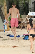 RACHEL BILSON in Bikini at a Beach in Barbados 1206