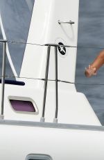 RACHEL BILSON in Bikini at a Yacht in Barbados