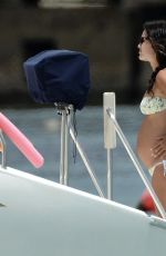 RACHEL BILSON in Bikini at a Yacht in Barbados