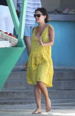 RACHEL Bilson Out and About  in Barbados
