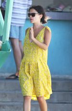 RACHEL Bilson Out and About  in Barbados