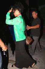 RIHANNA and Her Dad Out for Dinner in Santa Monica