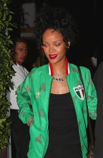 RIHANNA and Her Dad Out for Dinner in Santa Monica