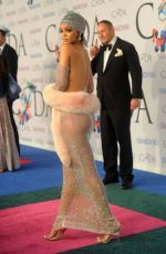 RIHANNA at CFDA Fashion Awards in New York 