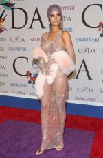 RIHANNA at CFDA Fashion Awards in New York 