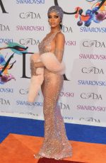 RIHANNA at CFDA Fashion Awards in New York 