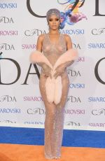 RIHANNA at CFDA Fashion Awards in New York 