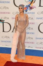RIHANNA at CFDA Fashion Awards in New York 