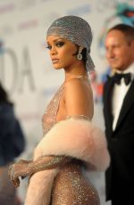 RIHANNA at CFDA Fashion Awards in New York 