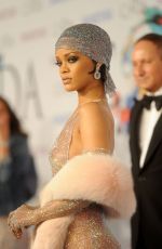 RIHANNA at CFDA Fashion Awards in New York 