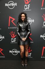 RIHANNA at Charity T-shirt Release Event with Hard Rock Cafe in Paris