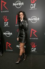 RIHANNA at Charity T-shirt Release Event with Hard Rock Cafe in Paris