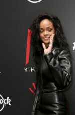 RIHANNA at Charity T-shirt Release Event with Hard Rock Cafe in Paris