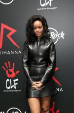 RIHANNA at Charity T-shirt Release Event with Hard Rock Cafe in Paris