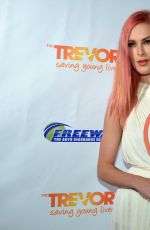 RUMER WILLIS at A Night out for Trevor at Petersen Automotive Museum in Los Angeles