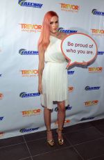 RUMER WILLIS at A Night out for Trevor at Petersen Automotive Museum in Los Angeles