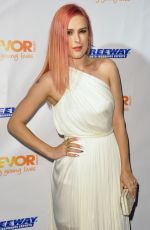 RUMER WILLIS at A Night out for Trevor at Petersen Automotive Museum in Los Angeles