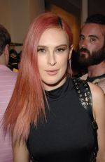 RUMER WILLIS at Zana Bayne Leather Fashion Show Party in Los Angeles