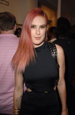 RUMER WILLIS at Zana Bayne Leather Fashion Show Party in Los Angeles