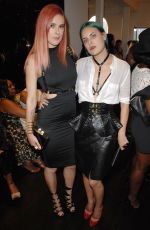 RUMER WILLIS at Zana Bayne Leather Fashion Show Party in Los Angeles
