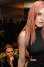 RUMER WILLIS at Zana Bayne Leather Fashion Show Party in Los Angeles