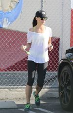 SANDRA BULLOCK in Leggings Out in Los Angeles 0406
