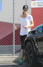 SANDRA BULLOCK in Leggings Out in Los Angeles 0406