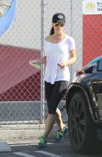 SANDRA BULLOCK in Leggings Out in Los Angeles 0406